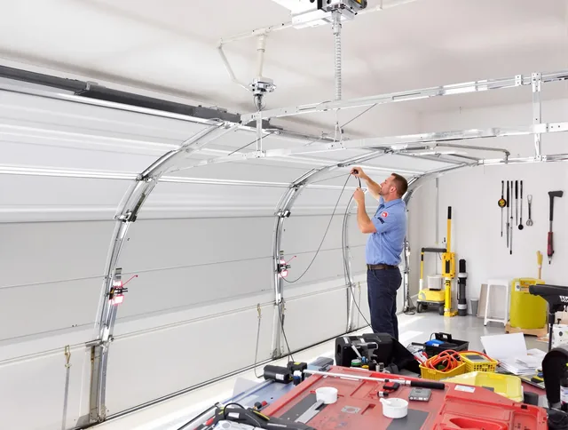 Garage door cable repair service by South Pasadena Garage Door Repair in South Pasadena