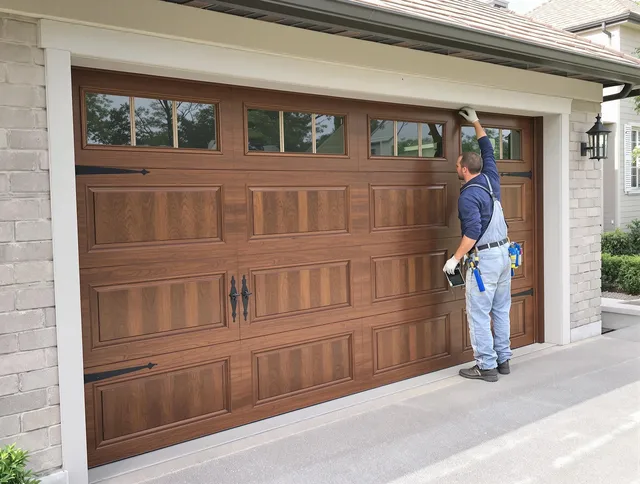 Custom garage door showcase by South Pasadena Garage Door Repair in South Pasadena