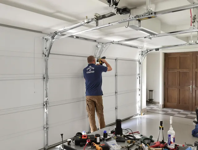 South Pasadena Garage Door Repair certified technician performing precision garage door repair in South Pasadena