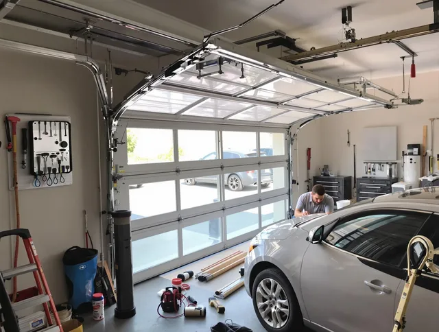 Garage door noise reduction service by South Pasadena Garage Door Repair in South Pasadena
