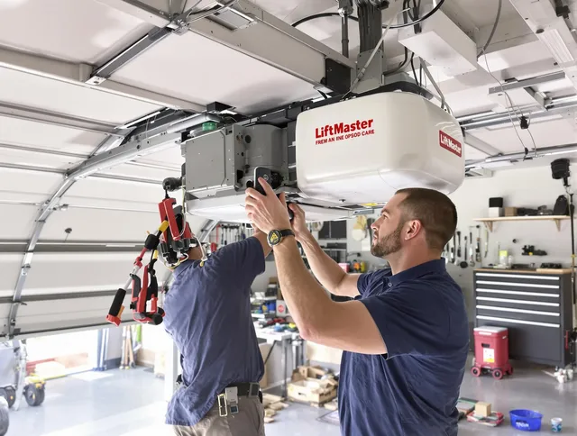 South Pasadena Garage Door Repair technician performing advanced diagnostics on garage opener in South Pasadena